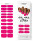 MOYOU LONDON Halbgehärtete UV Gel Strips - 20 Stück - Gel-Nagelfolien UV Härtend für Maniküre in Salonqualität - Cosmo