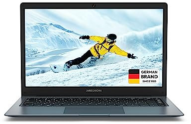 MEDION - E14223 (MD62560), PC portatile 14 - Intel Celeron N4120, 4 GB RAM, SSD 128 GB, scheda grafica Intel HD Graphics, Windows 11 Home S Mode 64 Bit