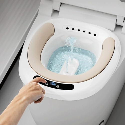 Bidet Abattant de WC pour Adultes Capacité de Lavage Convient pour Les Adultes À Poser sur Le Bord des Toilettes Convient Aux Sièges de Toilette Standard