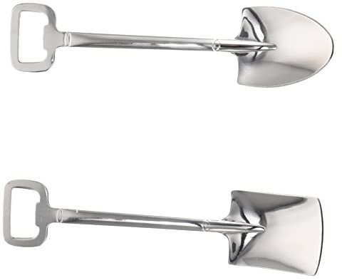Zerodeko 8-teiliges Multifunktionslöffel-set Aus Edelstahl Schaufelform Löffel Eiscreme Dessert Kaffeelöffel Flaschenöffner