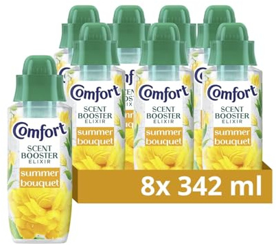 Comfort Scent Booster Elixir Summer Bouquet 342ml - Pack of 8