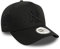 New Era New York Yankees Cap Baseball MLB monochrom verstellbar gebogener Schirm tonales Logo Kappe schwarz - One-Size