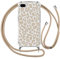 Ciciber Ttusy Handykette Hülle für iPhone 7 Plus /8 Plus mit Band, Stoßfest Durchsichtig Muster Leopard Case Weiches Silikon Schutzhülle mit Kordel zum Umhängen Necklace HandyHülle, 06