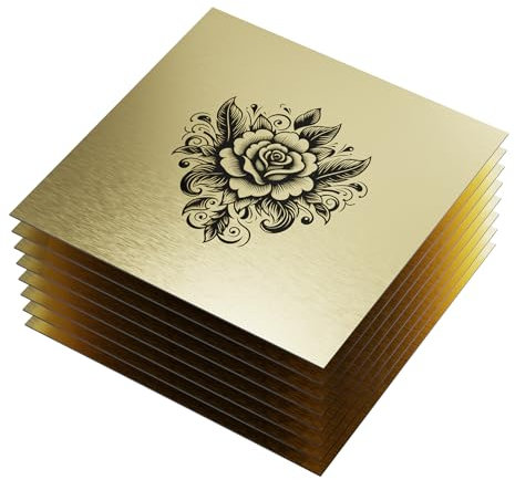 8 placas de grabado láser de 30 x 30 cm de 1,3 mm ABS bicolor placa de grabado en blanco, placa de plástico para grabar, placas de grabado para manualidades, carteles publicitarios, placas de puerta