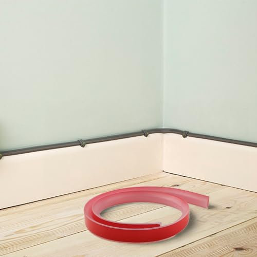 Silicone Shower Tray Seal Strip 100CM Designed to Maintain Cleanliness and Prevent Overflow in Wet Rooms (Transparent)