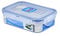 Lock & Lock Hermético Box 2059073 PP clásico rectangular de plástico transparente de 15 x 11 x 5 cm