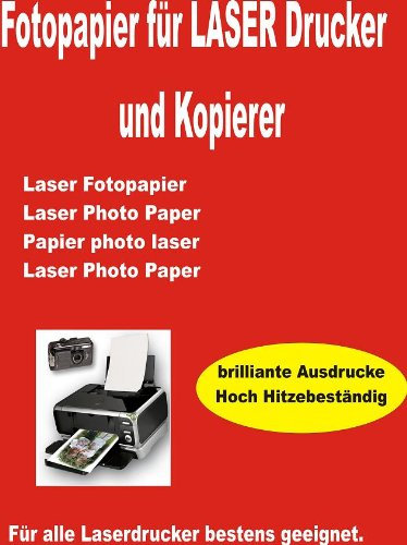 P4L – 100 Blatt DIN A4 210g/m² SUPER hochglänzendes Fotopapier (Super High Glossy)für Laserdrucker/Kopierer