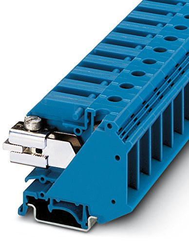 Phoenix Contact UTN 35 Reihenklemme Blau, 35mm², 400 V / 110A, Packung a 50 Stück