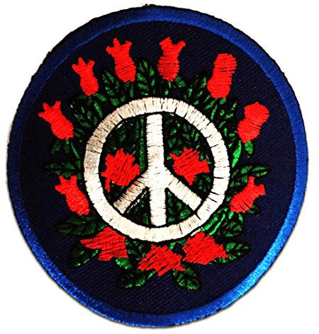 Catch the Patch Peace Victory - (Größe: Ø 7,5 cm) – Kultige Aufnäher zum Aufbügeln & Aufnähen – Für Jacken, Rucksäcke, Shirts & Cosplay – Ein Must-have für DIY-Fans