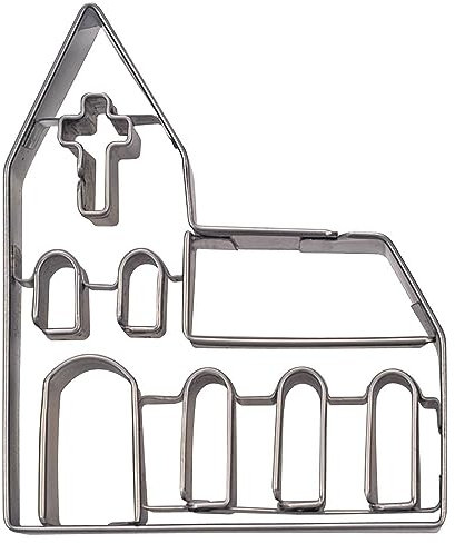 Städter Ausstechform, Edelstahl, Silber, 8 cm