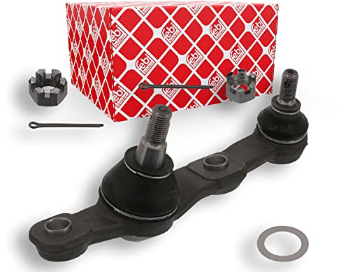 febi bilstein 43025 Traggelenk mit Kronenmutter und Splint, 1 Stück | Kompatibel mit: LEXUS GS, IS C, IS II, IS III