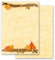 Motivpapier HERBSTGOLD Jahreszeiten - Herbst Herbstmotiv - DIN A4 Format 100 Blatt - Paper-Media