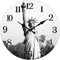 Glas Uhr Statue of Liberty 28 cm