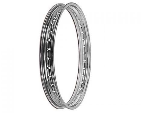 Felge 1,60 x 21 Zoll Alu Poliert 36 Loch passend für Mofa Moped Mokick KKR Motorrad Leichtkraftrad Felgenring