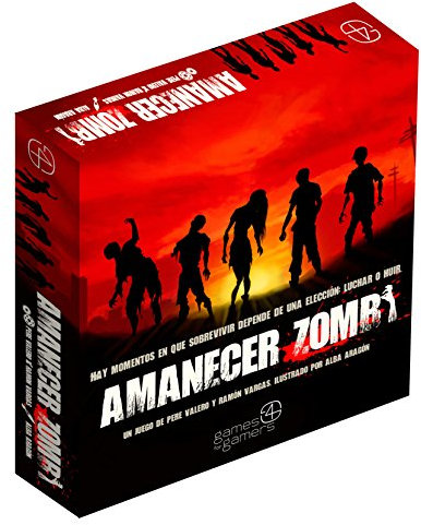 Juego de Mesa competitivo Amanecer Zombie de 1 a 4 Jugadores - Juego con Cartas y Tablero Lleno de Estrategia - Sobrevive a la Amenaza de los Zombies y se el Que Mayor Puntos obtenga para Ganar