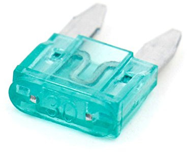 Heschen ATM-30 Mini Blade Fusible Auto Surtido Coche SUV Camión 30A Esmeralda Pack de 50