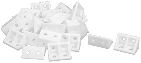 Aexit Schrank Schrank Kunststoff Winkel Eckwinkelverbinder Weiß 33x20x20mm 28St (70edef06e3243921ce66bc81415f7856)