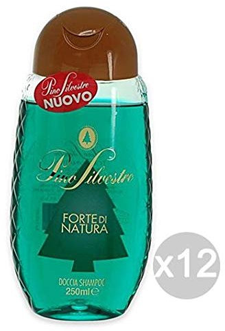 Pino Silvestre Set 12 Doccia-Shampoo New Classic 250Tra Cura E Trattamento dei Capelli, Multicolore, Unica