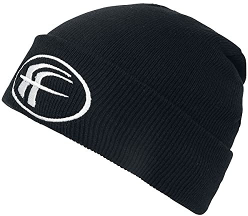 Fear Factory Logo - Beanie Uni Beanie schwarz 100% Polyacryl, Weiß, One Size