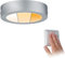 Paulmann 79789 Carpo LED Panel 170mm rund 10,2W Chrom matt mit Warmdimmfunktion 3000-2300K