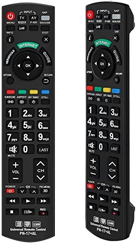Alkia Ersatz Fernbedienung für Panasonic Viera 3D LCD LED Plasma HDTV Smart TV, Funktioniert mit Alle Panasonic Fernbedienung