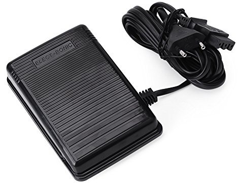 Nähmaschine Fußsteuerung Pedal, Universal-Fußpedal Mit Netzkabel Für Nähmaschine, 200 – 240 V, Universal-Pedal Für Nähmaschine, Fußpedal Zur Steuerung des Autos (Eu Plug)