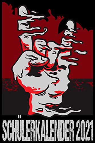 Schülerkalender 2021: DIN A5 Kalender von 01/2021 - 12/2021 1 Tag = 1 Seite mit großem Tageskalender und großartiger Übersicht. Monatsübersicht, ... Notizen in diesem Kalenderbuch / Rock Zeichen