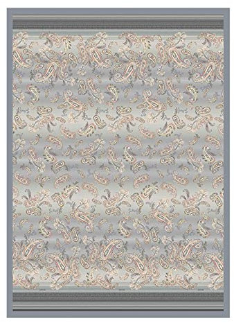 Bassetti Plaid Tosca G1 Grigio Baumwolle, Größe: 270cm x 250cm, 9314463