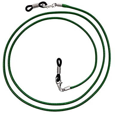 Hawhy Brillenband aus starkem Material in vielen modischen Farben für alle Arten von Brillen geeignet,mit extra Anti Rutsch Öse die hält (Waldgrün)