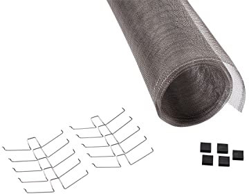 empasa Kellerschacht Lichtschacht Abdeckung Schutzgitter Lichtschachtabdeckung Lichtschachtnetz Kellerschachtabdeckung Alu 'Basic', 120 x 60 cm, Selbstbausatz, individuell kürzbar, Verschiedene Sets