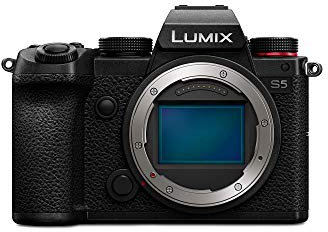 Panasonic LUMIX DC-S5E-K S5 Full Frame Compact 4K Mirrorless Camera with OLED Live Tiltable Viewfinder (Body only) (Renewed)
