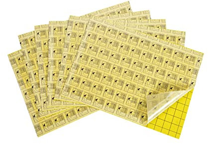 Proandre - Recambio de 6 Láminas para Insectocaptor de Placa Adhesiva y Acero Inoxidable | Atrapa Moscas y Mosquitos | para Interiores y Exteriores