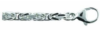 Damen 925 Silber Königskette Halskette 50 cm Ø 3,4 mm