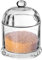 Pullmer Zuckerdose aus Glas mit Deckel, Zuckerbehälter aus Glas, rund, 270 ml(Zuckerdose 270ml)
