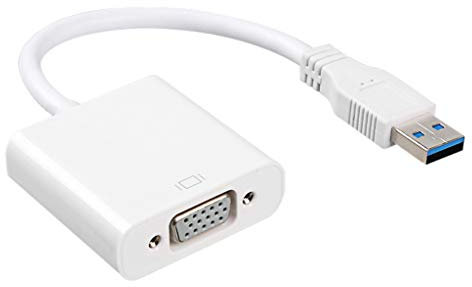 Haiki 1080P USB 3.0 a VGA adaptador de tarjeta de video externa convertidor multi pantalla para Win 7/8 computadora portátil monitor proyector