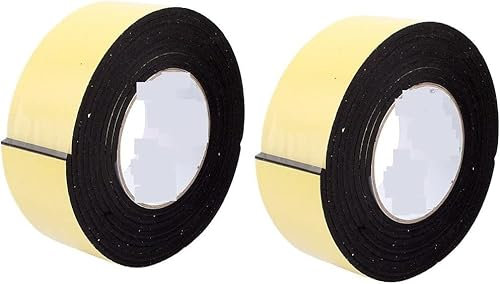 ThraKi Klebestreifen,doppelseitiges Karosserieband,Schaum 2 Stück 4,5 cm breit, 3 m lang, 4 mm dick, einseitig