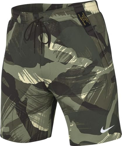 Nike Herren Shorts M Nk Df Form 9Ul Short Camo, Oil Green/Velvet Brown/White, FN3046-386, M