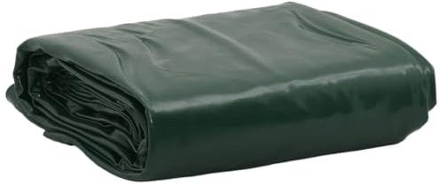 vidaXL Bâche, Couverture de Toit avec Oeillets Métalliques, Bâche de Protection Résistante aux UV Jardin Extérieur, Vert 5x8 m 650 g/m²