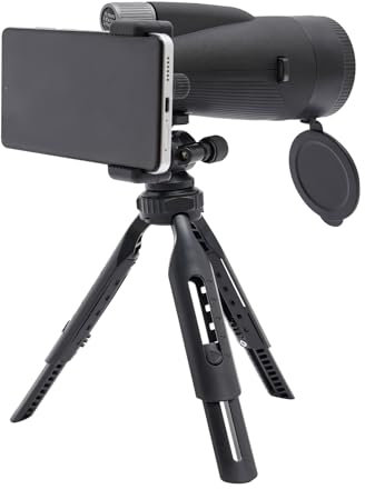 Monokulares Teleskop, Monokular Fernrohr Erwachsene mit Halterung,Stretchable Stativ Wasserdicht Zoom Monokular Teleskop für Vogelbeobachtung, Jagen, Wandern, Konzer