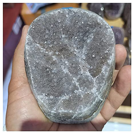 MQXFCZUX Ametista Naturale Ametista Viola Scuro Grande Quarzo Pietra Decorazione Bella (Dimensioni : 600-750g) Collezioni di casa