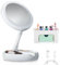 VITALIF® Precioso Espejo Maquillaje con luz Premium | Organizador de Maquillaje | espelho maquilhagem com luz Plegable | Espejo de Aumento con luz led para Maquillaje preciso | Espejo Aumento X10