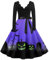 Halloween Kostüm Damen, Abendkleider Kostüm Halloween Kleid Cosplay Halloween Kostüm Damen Hexe Musselin Kleid Damen Halloween Vampir Kostüm Damen Kariertes Kleid Damen Halloween (A17,XL)