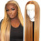 AiPliantfis 13x6 Human Hair Wig Blonde Wig Echthaar Perücke Blond Lace Front Wig Wear and Go Glueless Wig Straight 150% Density Soft Remy Hair No Smell for Woman 20 Zoll