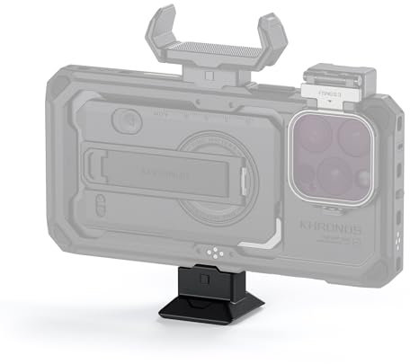 TILTA Khronos ARCA Schnellwechseladapter (38mm) Kompatibel mit iPhone 15 Pro /15 Pro Max/16 Pro/16 Pro Max - Schwarz TK-ARCA-38-B