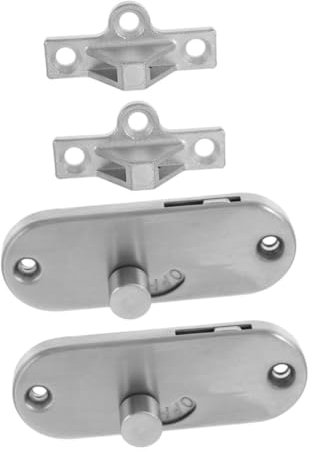 HOMOCONO 2 Pezzi Serratura Per Porta Scorrevole Serratura Per Porta Del Fienile Serrature Per Porta Interna Serratura Per Porta Del Bagno Serrature Per Porta Gancio Per Porta Serratura Per