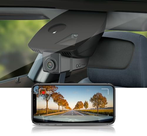 Fitcamx Dashcam 4K Kompatibel mit 2010 2011 2012 BMW F01, F10, F11, F12, E70 (HD2-D1200), OEM Dash Camera, 2160P UHD Video WiFi, G-Sensor, Loop-Aufnahme, WDR Auto Kamera, Plug & Play, 64GB Karte
