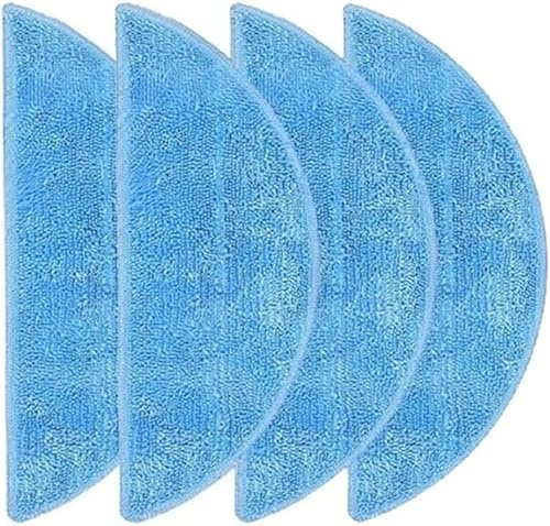 Zhanhai Confezione da 4/10 panni in microfibra adatti per SilverCrest per robot aspirapolvere SSR 3000A, accessori di ricambio (4)