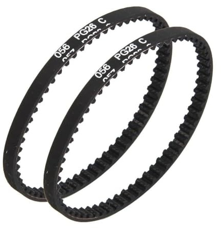 Lawnoval 2pcs Rubber Geared Belt For Shark 3M1774 3M-177-4 177-3M-4 Vacuum Cleaner Spare Parts Replacement Accessories