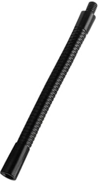 Mikrofonständer Verlängerungsrohr Schlauch Ersatz für Schwarz | Legierung, Einfache Ausführung, Feine Verarbeitung, Professionelle Technik, Passend für Mikrofonhalter und Ständer