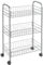 Metaltex Allzweckwagen 3-Etagen, Silber, Edelstahloptik 41 x 23 x 63 cm